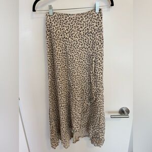 Floral Women's Maxi Wrap Skirt